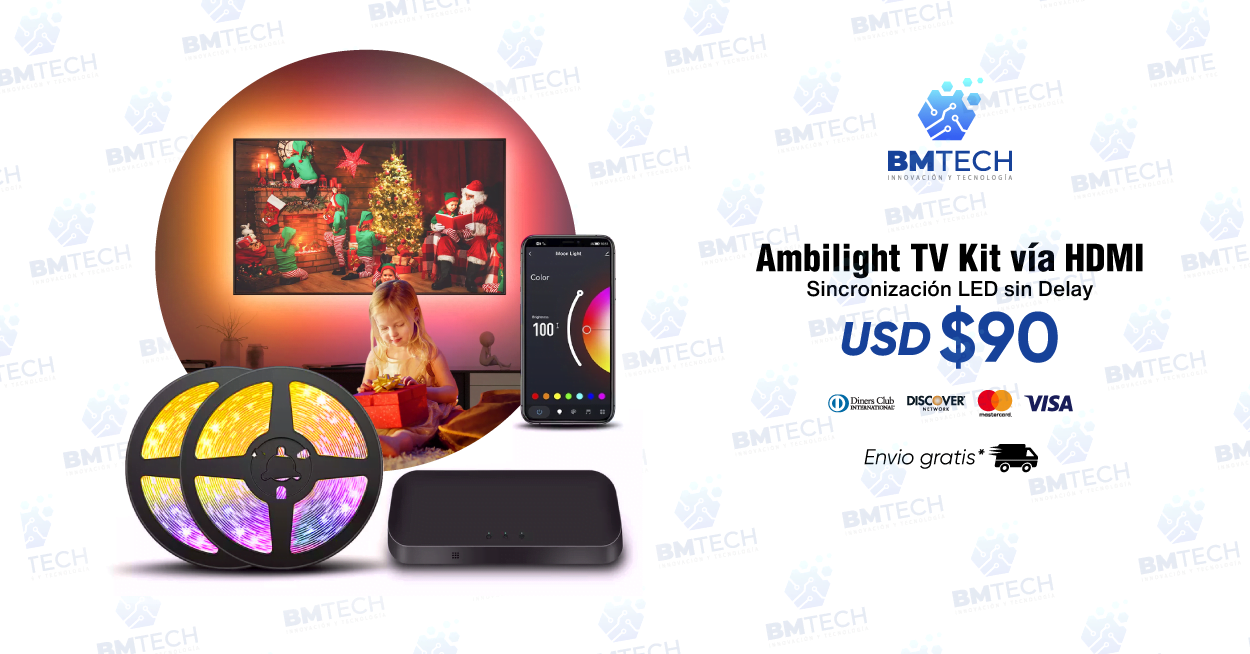 AMBILIGHT TV KIT Vía HDMI tratohecho.ec